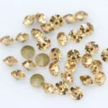 Champagne glass rhinestones for nail art DIY crafts, sparkly pointed back crystals accessories. - ss27 6mm 36颗 / Crystal Yellow