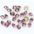 Sparkling purple pointed-back glass rhinestones for stunning nail art and DIY accessories. - ss27 6mm 36颗 / Light Purple