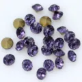 Purple pointed glass rhinestones for DIY nail art phone cases and crafts decoration. - ss27 6mm 36颗 / Dark Violet