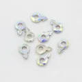 Aurora borealis crystal arrow nail art rhinestones, 6x10mm DIY decoration accessories - 6x10mm 20 Pcs / AB White