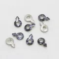 Pfeil Kristall Strasssteine 6x10mm geschliffene Glas Charms für Nageldesign und DIY Kleidung - 6x10mm 20 Stk / Transparentes Grau