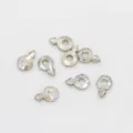 Pfeil Kristall Strasssteine für Nailart, schillernde Glas-Anhänger, 6x10mm DIY, 20Stk - 6x10mm 20 Stk / Gold-Champagner (Silberner Boden)