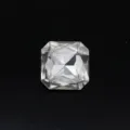 Clear square cut glass rhinestone for nail art and clothing decoration DIY crafts. - 23mm (6 Pieces/Pack) / White