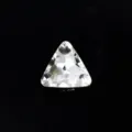 Dreieck Kristall Strass für Nail Art, spitzer Rücken DIY glänzender Edelstein Variante - Weiß