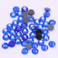 Diamantes de imitacion de cristal azul para nail art DIY y decoracion de ropa. - ss6 (Aprox. 1440 Pzs) / Azul marino