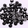 Strass de cristal negro para nail art DIY, diamantes de vidrio para ropa y manualidades. - ss6 (Aprox. 1440 Pzs) / Negro