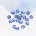 Strass γυάλινα επίπεδα μπλε για ρούχα παπούτσια λαμπεροί κρύσταλλοι διακόσμηση - ss3 Περίπου 1440 Τεμάχια/Πακέτο / Ανοιχτό μπλε