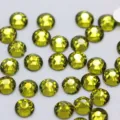 Green flatback rhinestones SS34 glass crystals for DIY phone case and nail art decorations. - SS6 2mm, Approx. 1440 Pcs / Olive Green