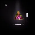 Estrases de unas triangulo rojo rosa 8x8mm 3D gemas de cristal de vidrio para manicura. - Estilo Triángulo 15#