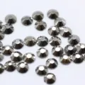 SS34 glass flatback rhinestones gunblack crystal diamonds for DIY nail art phone case 50pcs - SS4 1.5mm, Approx. 1440 Pcs / Mineral Gray