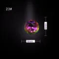 6mm Estrases de Uñas Rojo Rosa Irisado 3D Cristal Vidrio Gemas para Arte de Uñas - Flor de Gema 23#