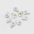 Irisierende Pfeil Kristall Strasssteine fuer Nagelkunst und DIY Kleidung Dekoration - 6x10mm 20 Stk / Himmelslicht