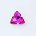 Dreieckiger pinker Nähkristall Strassstein mit Krallenfassung für DIY Kleidung und Dekore. - Fuchsia