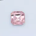 Pink square glass rhinestone for nail art and clothing decoration, sparkling crystal gem. - 23mm (6 Pieces/Pack) / Light Pink