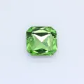 Green square rounded glass rhinestone crystal for nail art decoration and clothing crafts. - 23mm (6 Pieces/Pack) / Light Green