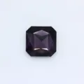 Purple square glass rhinestone for nail art and clothing decoration, 3D flat back crystal. - 23mm (6 Pieces/Pack) / Violet