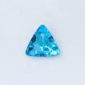 Lebendige blaue dreieckige Kristall Strasssteine mit spitzer Rückseite für Nagelkunst. - Seeblau