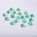 Petits strass carrés verts pour nail art et réparation, gemmes scintillantes à fond pointu pour DIY. - Opale Vert Émeraude