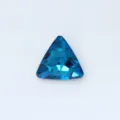 Dreieck Kristall Strass Blau spitz unten Nagelkunst Diamant DIY 3D Schmuck Edelsteine - Pfauenblau