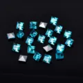 Petits strass carres diamants pour nail art cristaux gemmes pour reparation montre. - Bleu lac