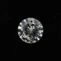 Runder geschliffener klarer Zirkon Stein Anhänger DIY handgemachte Schmuck Zubehör 1Stk - 6mm / 20 Stück/Packung / Weiß