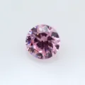Rosa Zirkonia Edelstein Anhänger mit einzelner Bohrung für DIY Ohrringe Schmuck Zubehör. - 6mm / 20 Stück/Packung / Rosa