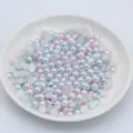Gradient flatback half pearl beads for DIY nail art and phone case decoration craft supplies - 3mm Pack of 10000 Pcs / Style 1