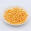 Perles de fausses perles sans trou ABS 3-8mm perles dorées pour bijoux DIY et décoration - 3 mm, 10 000 pièces par paquet / Or