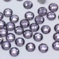 Purple glass flatback rhinestones round crystals for DIY phone case nail art decoration SKU - SS4 1.5mm, Approx. 1440 Pcs / Violet