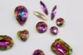 Estrases para unas formas mixtas cristales de vidrio 3D para decoracion de unas - 27# Estilos mixtos