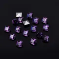 Cristaux de strass carrés violets pour nail art, réparation de montres et bijoux. - Violet