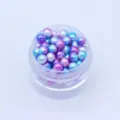 ABS Farbverlauf künstliche Perlen Perlen bunte Meerjungfrau DIY lose Perlen Dekoration - 3mm Packung / Größe 6