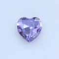Purple heart crystal rhinestone variant, shiny glass gemstone for DIY jewelry accessories. - Crystal Purple