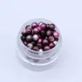 ABS Perlen Farbverlauf bunte Meerjungfrau Perlen fuer DIY Schmuck Zubehoer Deko Neu - 3mm Packung / 12#