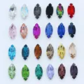 Verschiedene farbige Markisen Krallen Strasssteine Glas Kristalle für DIY Bekleidung Nähen. - Mehrfarbig