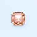 DIY square crystal rhinestone with silver claw setting, perfect for clothing and accessories decoration. - Water Red