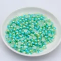 Gradient mermaid pearl flatback half round beads for DIY phone case and nail art decor. - 3mm Pack of 10000 Pcs / 3#