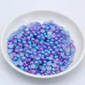 Gradient mermaid flatback pearls for DIY phone case and nail art decoration crafts supplies. - 6#