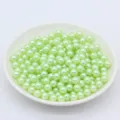 Perles d'imitation ABS en vrac vert clair DIY artisanat mariage perles décoratives 3-8mm - Vert clair
