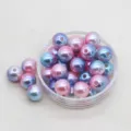 Perle artificiali forate sfumate colorate ABS perle per nail art sirena accessori fai da te - Sfumatura n. 13