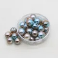 Perle ABS forate sfumate colorate 3-12mm, accessori per unghie sirena e bigiotteria fai da te. - Sfumatura n. 9