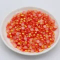 ABS Flat Back Half Round Gradient Mermaid Pearls for DIY Phone Case Nail Art Decoration - 14#