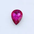 Tropfen Strassstein zum Annähen, pinke Glas Kristall Perle für Kleidung und Basteln DIY. - Fuchsia