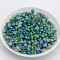 ABS flatback half round gradient mermaid pearls for DIY phone cases and nail art decorations. - 15#