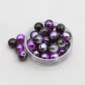 Perle finto gradiente viola per nail art e artigianato di gioielli fai da te finitura lucida. - Sfumatura n. 12