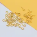 Gold eye screws screw pins for DIY jewelry pendant making hanging crafts components SKU - 5.5x12mm, Pack of 200 / Gold