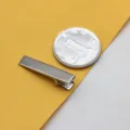 Silberne Metall Krokodilklammer Haarnadel, DIY Haarspange Entenschnabelklammer neu. - 32x6.6 mm