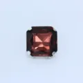 Square sew-on rhinestone with silver base, crystal glass diy clothing accessory variant. - Medium Purple