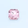 Pink square glass rhinestone with silver claw base for DIY garment accessories and jewelry. - Light Pink