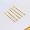 Gold Color T-Pins Flat Head Pins DIY Jewelry Making Craft Findings Accessories Pack - 18mm / Gold